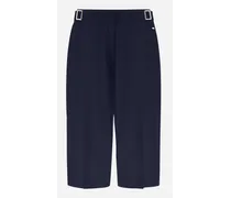 Shorts In Structures Nylon - Donna Pantaloni Blu Navy