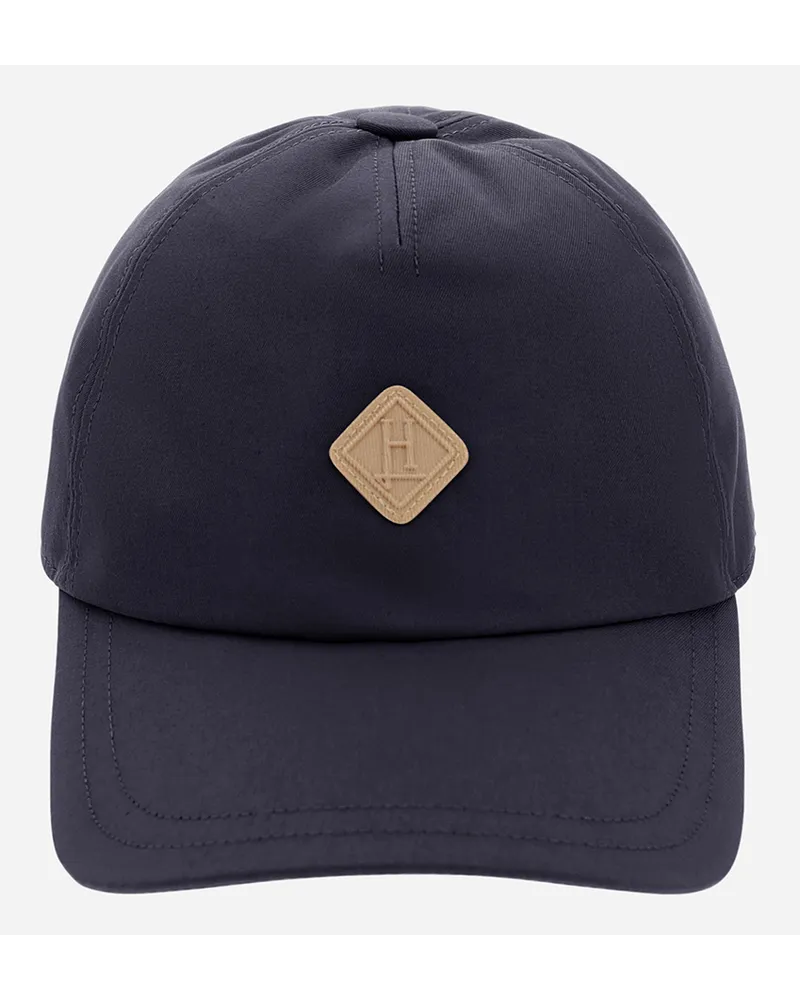 Herno Cappello Da Baseball In Delon Blu