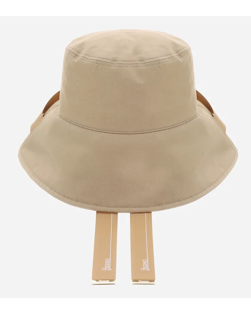 Herno Cappello Bucket In Delon Sabbia