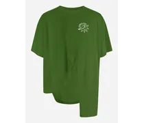 Maglia Globe In Eco Jersey -  T-shirt Verde