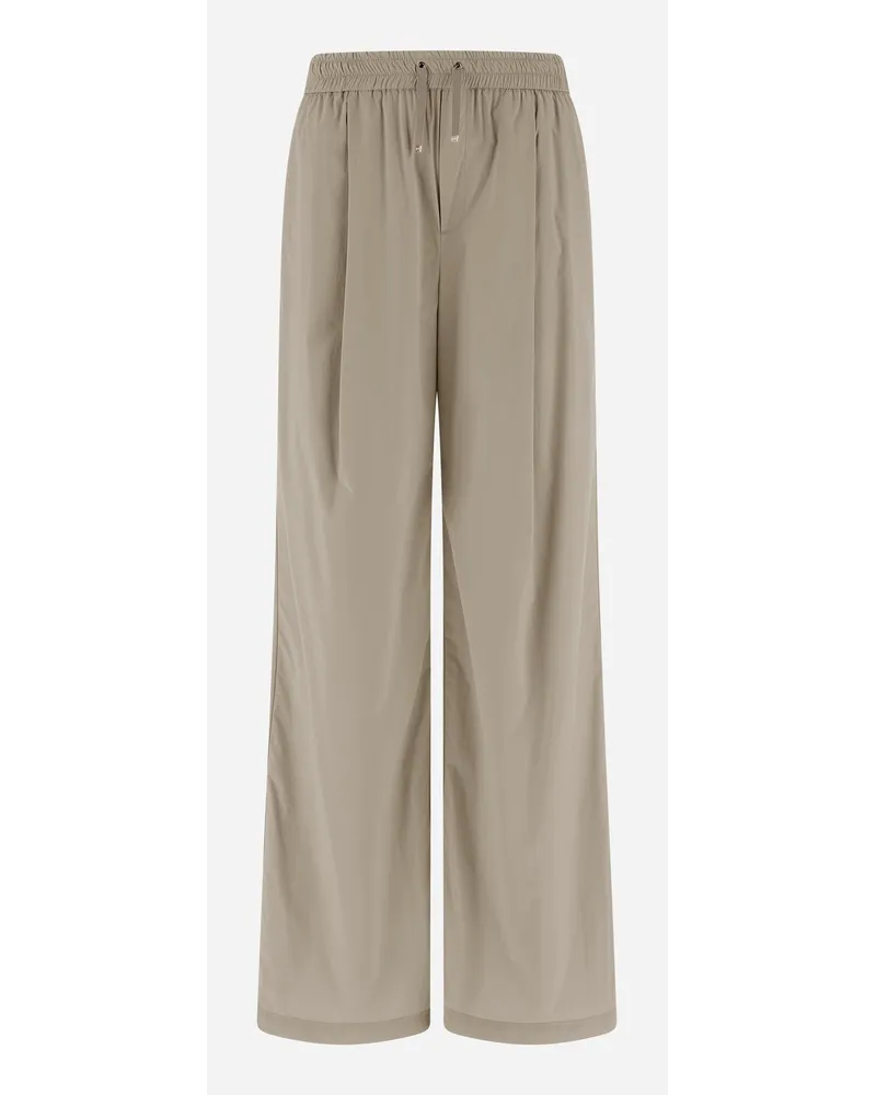 Herno Pantaloni Resort In Light Nylon Stretch Chantilly