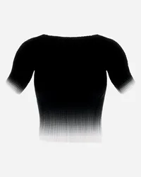 Herno T-shirt In Plissé Nuance Nero