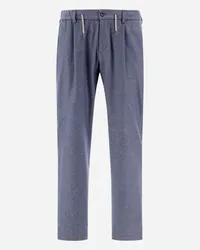 Herno Pantaloni Resort In Cashmere Seta Denim