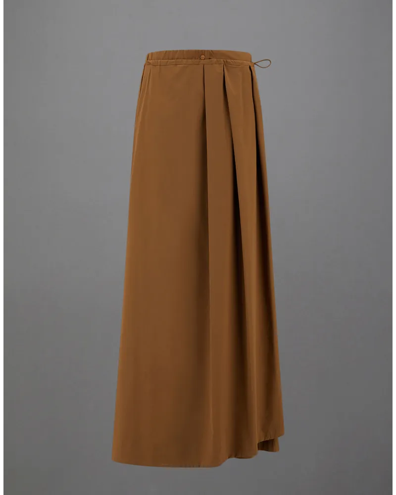 Herno Gonna Pantaloni Laminar In Nylon Maestro Tabacco