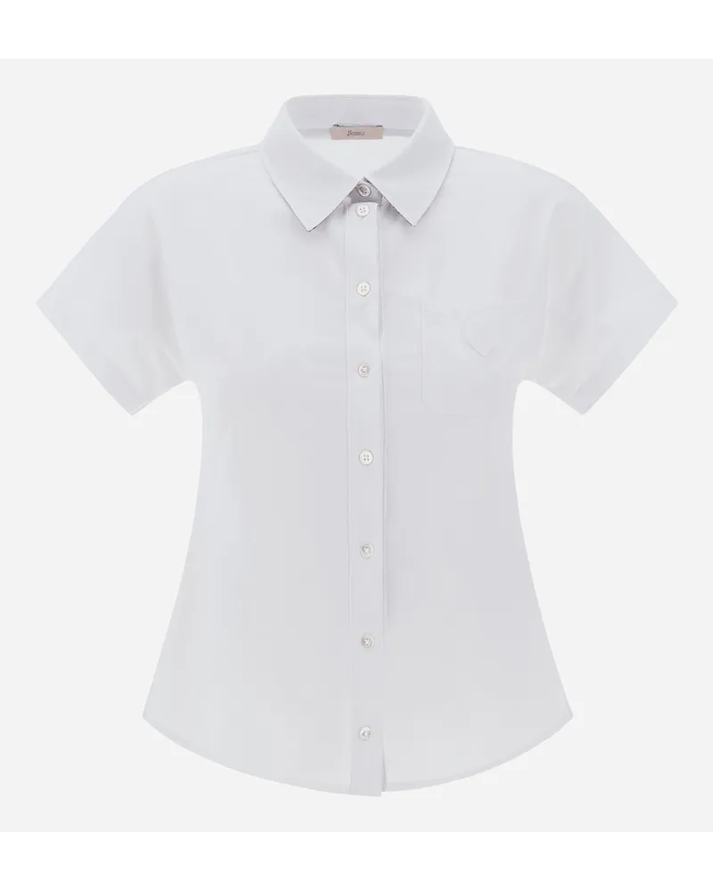Herno Camicia In Spring Ultralight Scuba Bianco
