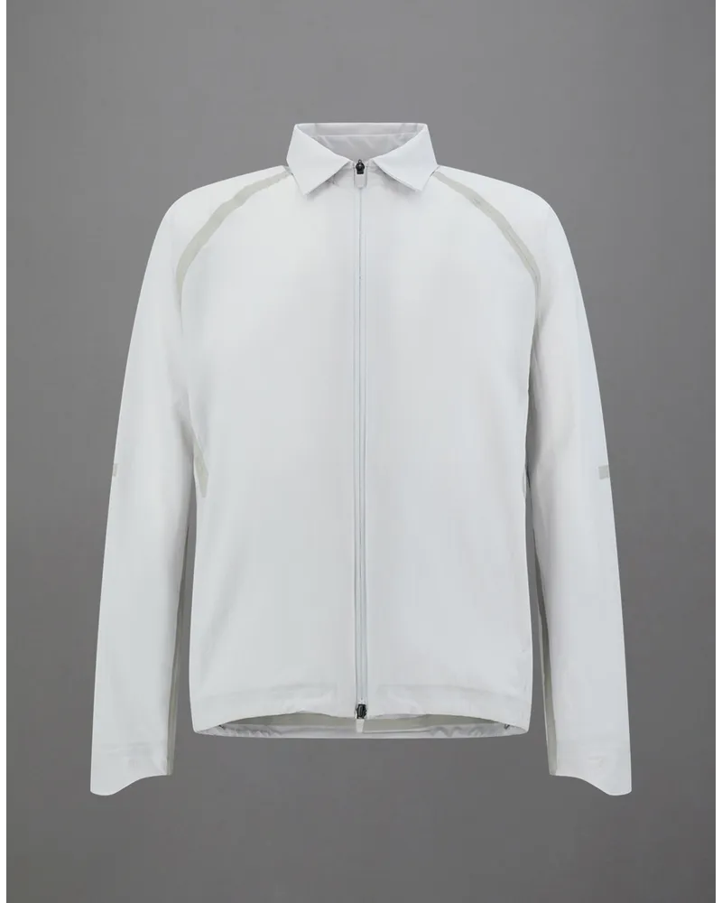 Herno Camicia Laminar A Maniche Lunghe In Climate Regulation Ripstop Ghiaccio