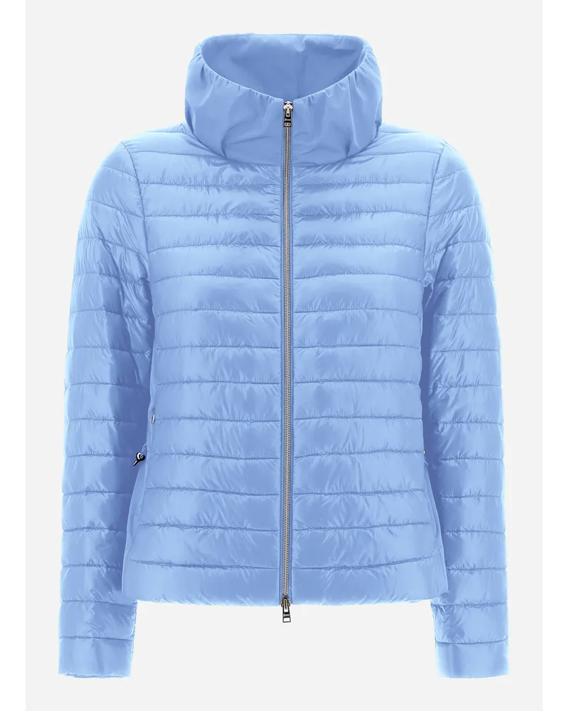 Herno Bomber In Nylon Ultralight E Techno Taffetà Azzurro