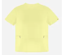 T-shirt In Chic Cotton Jersey E New Techno Taffetà - Donna T-shirt Canarino