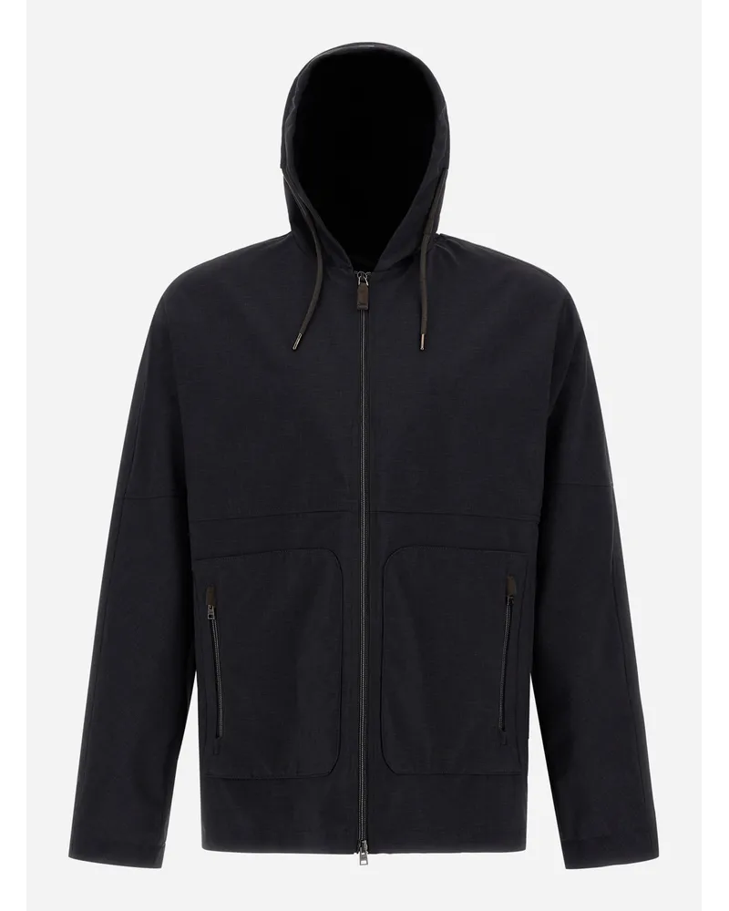 Herno Bomber In Techno Lux Grigio