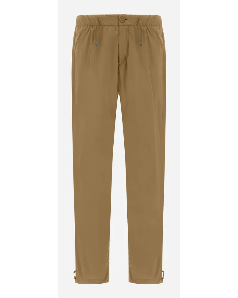 Herno Pantaloni In Light Nylon Stretch Rame