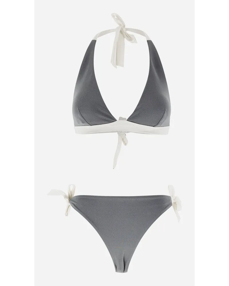 Herno Costume Resort In Lycra Grigio