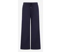Pantaloni In Light Nylon Stretch - Donna Pantaloni Blu