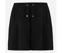 Shorts In Casual Satin - Donna Pantaloni Nero