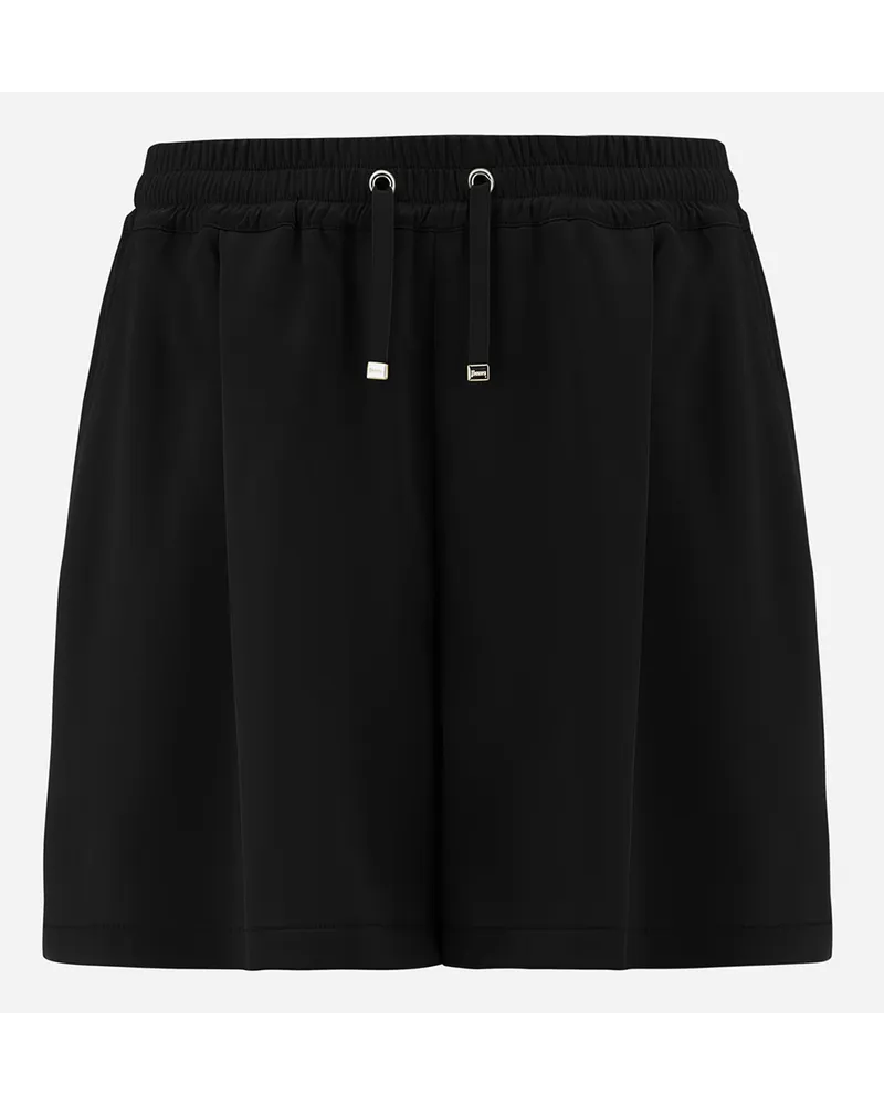 Herno Shorts In Casual Satin Nero