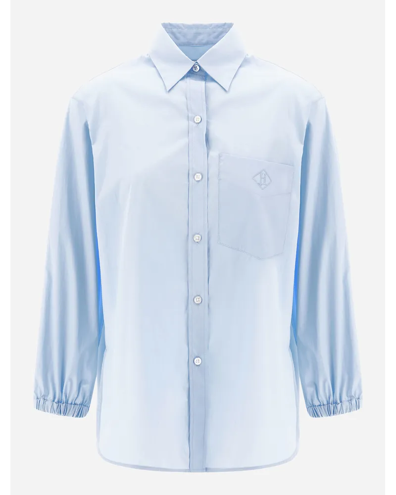 Herno Camicia In Cotton Azzurro