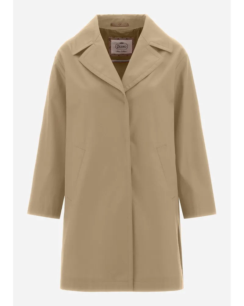 Herno Cappotto In Delon E Monogram Sabbia