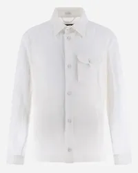 Herno Camicia In 3d Ripstop Bianco