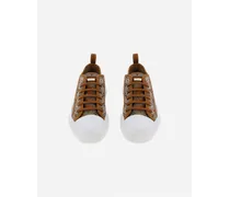 Sneaker In Monogram - Donna Scarpe Cammello