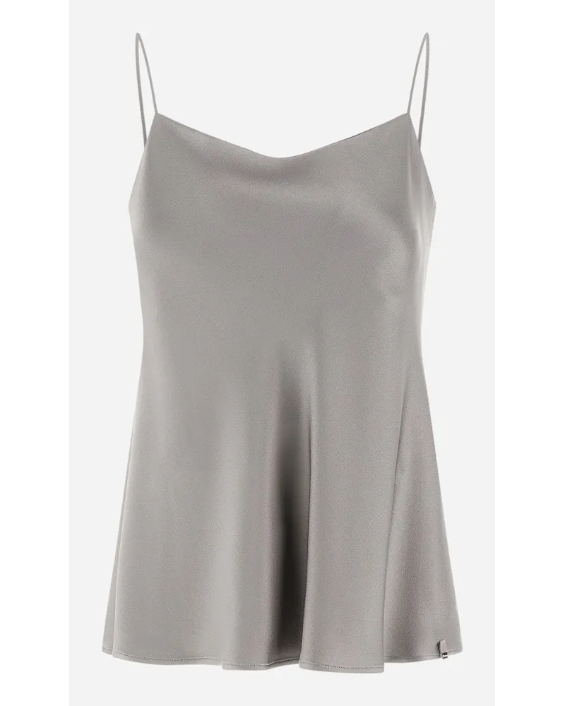 Herno Top Resort In Satin Effect Grigio