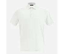 Polo In Jersey Crepe - Uomo T-shirt E Polo Bianco