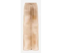 Pantaloni In Cloud Silk - Donna Pantaloni Sabbia