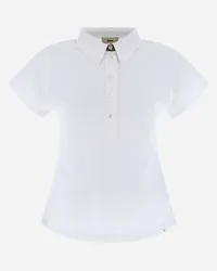 Herno Polo In Ever Cotton Interlock, New Popeline E Monogram Bianco