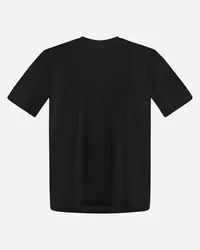 Herno T-shirt In Superfine Cotton Stretch Nero