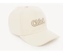Cappellino da baseball Chloé Beige Taglia OneSize 100% Cotone