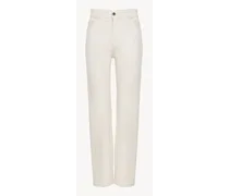 Jeans a gamba dritta Semeru Bianco 100% Cotone