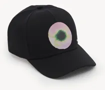 Cappello con stampa cosmo Nero Taglia OneSize 100% Cotone