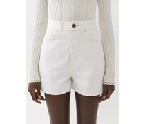 Shorts in jeans Dukuno Bianco 87% Cotone, 13% Canapa