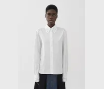 Camicia ricamata Bianco 100% Cotone