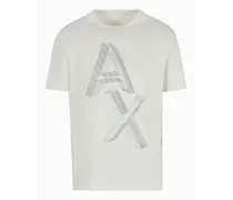 OFFICIAL STORE T-shirt In Jersey Di Cotone Pima Con Maxi Stampa Logo