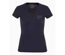 Armani Exchange OFFICIAL STORE T-shirt Slim Fit Armani Sustainability Values Blu