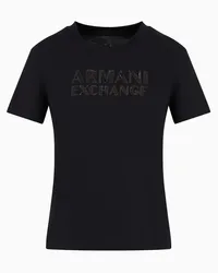 Armani Exchange OFFICIAL STORE T-shirt Regular Fit Nero