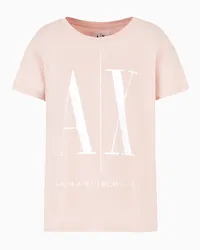 Armani Exchange OFFICIAL STORE T-shirt Relaxed Fit Icon Project Rosa