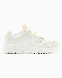 Armani Exchange OFFICIAL STORE Sneakers Con Suola A Carroarmato Beige