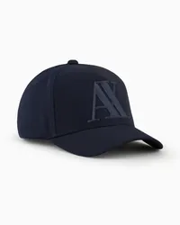 Armani Exchange OFFICIAL STORE Cappello Con Visiera E Logo Blu