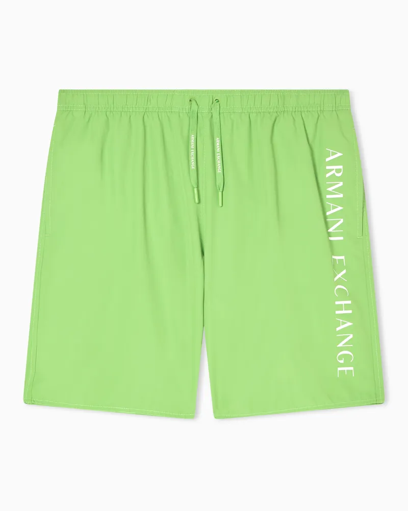 Armani Exchange Boxer da mare Verde