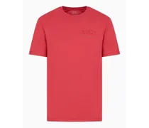 OFFICIAL STORE T-shirt Regular Fit In Jersey Di Cotone Con Logo Sul Petto