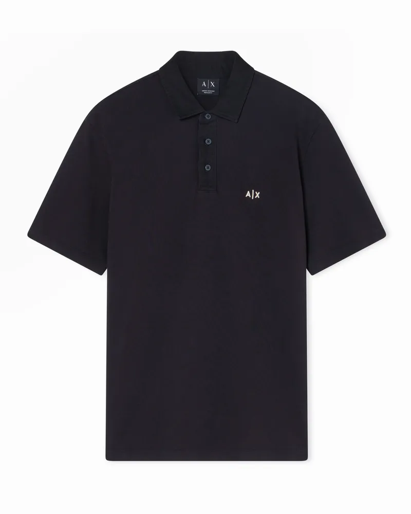 Armani Exchange Polo in cotone Blu