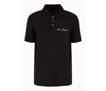 Armani Exchange OFFICIAL STORE Polo Regular Fit Logo Signature Nero