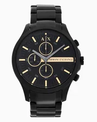 Armani Exchange OFFICIAL STORE Orologio Cronografo In Acciaio Inossidabile Nero Nero