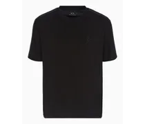 OFFICIAL STORE T-shirt Regular Fit In Cotone Pesante Con Bande Logo Asv