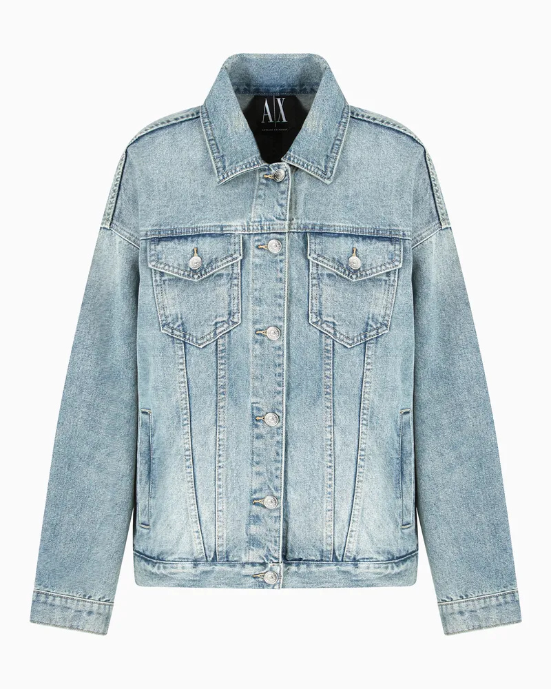 Armani Exchange Giacche in denim Blu
