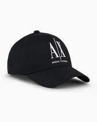 Armani Exchange OFFICIAL STORE Cappello Con Visiera Con Logo Nero