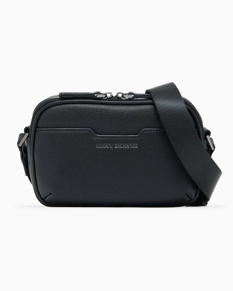 Armani Exchange Borsa crossbody in tessuto tecnico Nero