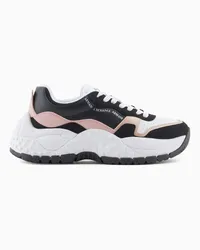 Armani Exchange OFFICIAL STORE Sneakers Chunky Con Suola A Contrasto Fantasia