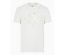Armani Exchange OFFICIAL STORE T-shirt Regular Fit In Cotone Bianco