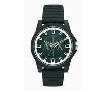 OFFICIAL STORE Orologio In Silicone Verde A Tre Lancette